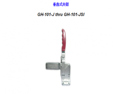 日照夾鉗</br>GH-101-J thru GH-101-JSI